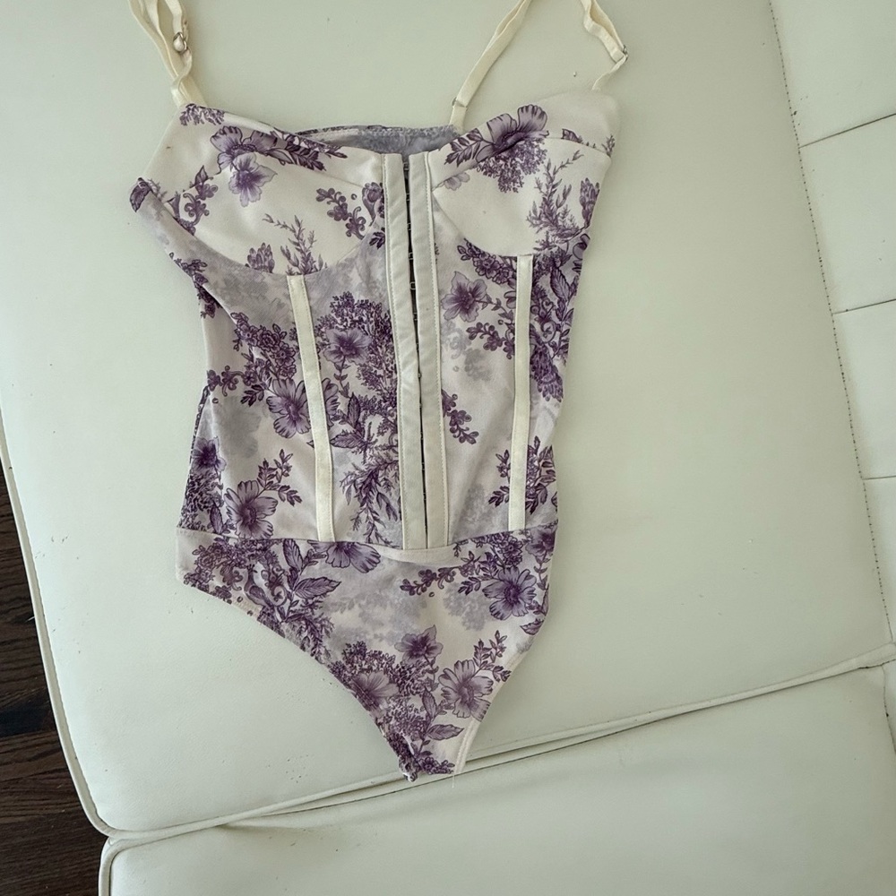 Free people Corset Bodysuit